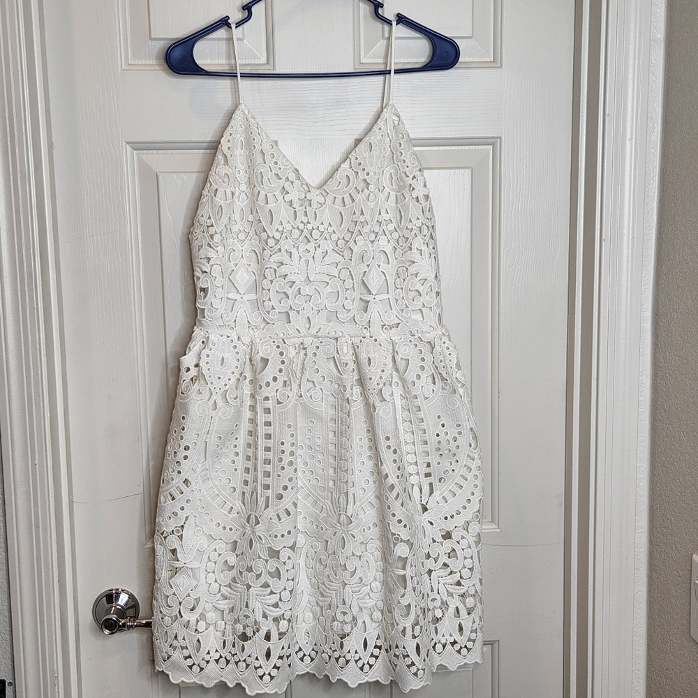 Daphnea Paris Lace Mini Summer Dress Size L